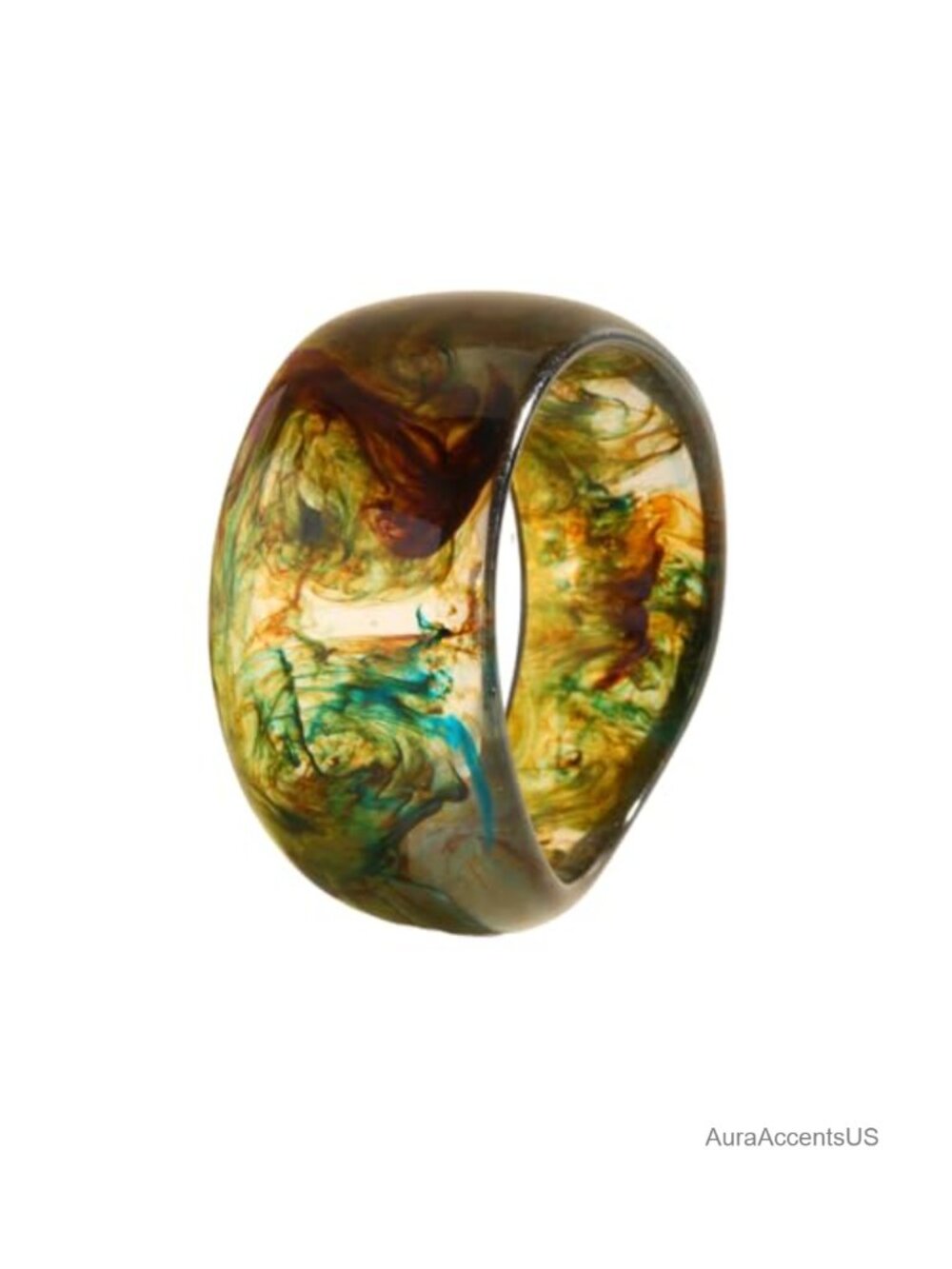 Chunky Acrylic Resin Bangle Bracelet Set Irregular Geometric Oval Plastic